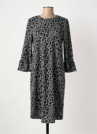 Robe pull col rond manches longues gris FRANSA femme