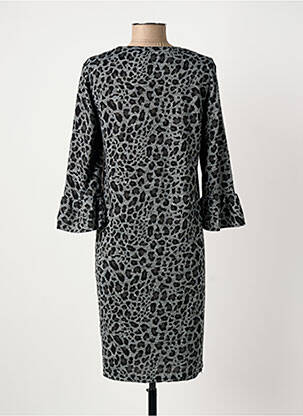 Robe pull col rond manches longues gris FRANSA femme