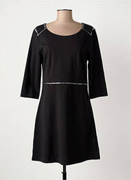 Robe courte manches 3/4 manches 3/4 noir LOLA ESPELETA femme