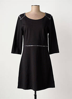 Robe courte manches 3/4 manches 3/4 noir LOLA ESPELETA femme