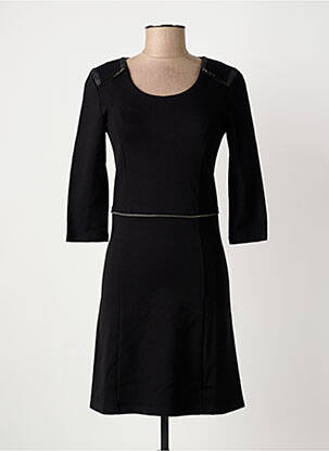 Robe courte manches 3/4 manches 3/4 noir LOLA ESPELETA femme