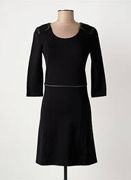 Robe courte manches 3/4 manches 3/4 noir LOLA ESPELETA femme