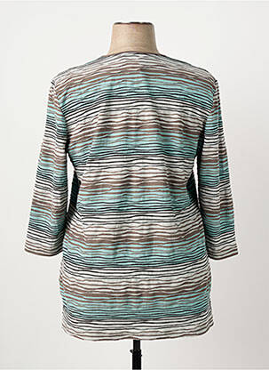 Top imprimé fantaisie manches longues bleu BETTY BARCLAY femme