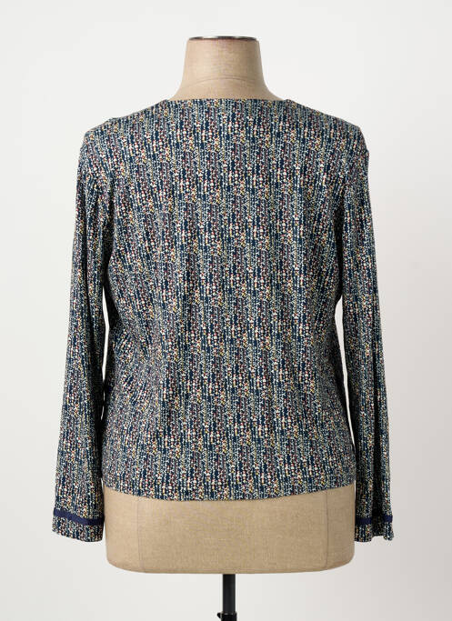 Gilet manches longues bleu POUSSIERE D'ETOLE femme