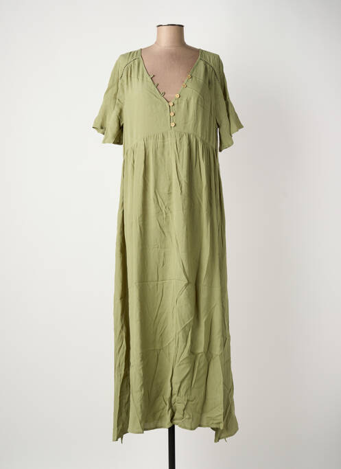 Robe longue vert LOLA ESPELETA femme