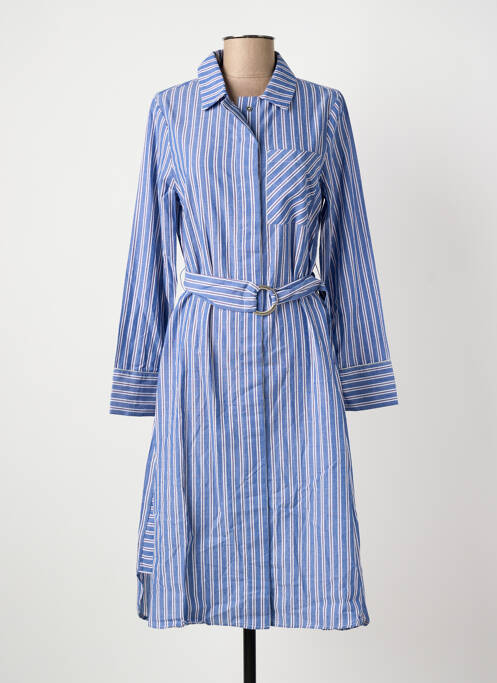 Robe mi-longue bleu SUNCOO femme