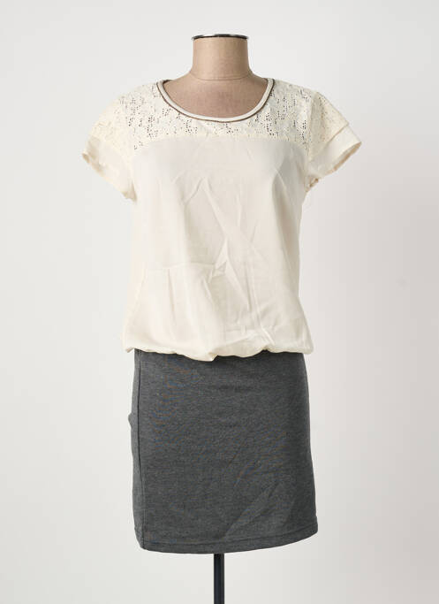 Robe mi-longue gris LOLA ESPELETA femme