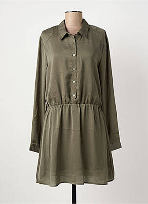 Robe courte manches longues manches longues vert SILVIAN HEACH femme