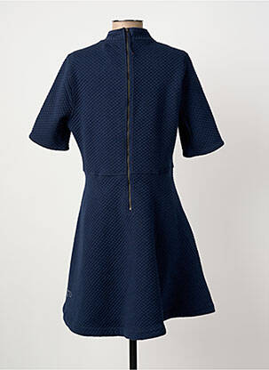 Robe mi-longue manches courtes manches courtes bleu TOMMY HILFIGER femme