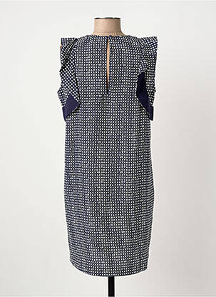 Robe courte sans manche sans manche bleu SUNCOO femme