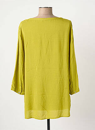Blouse col rond manches 3/4 vert BETTY BARCLAY femme