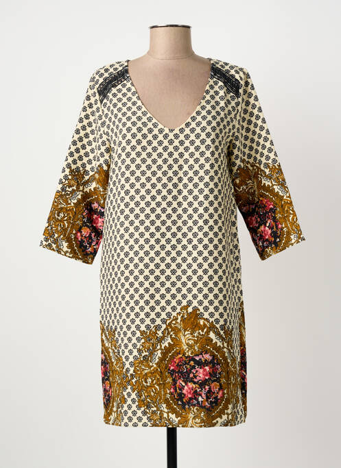 Robe courte beige SUNCOO femme