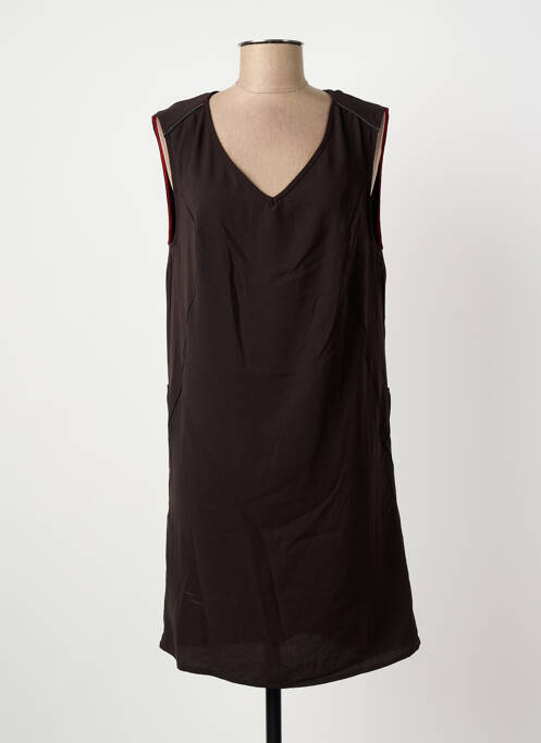 Robe courte marron LOLA ESPELETA femme