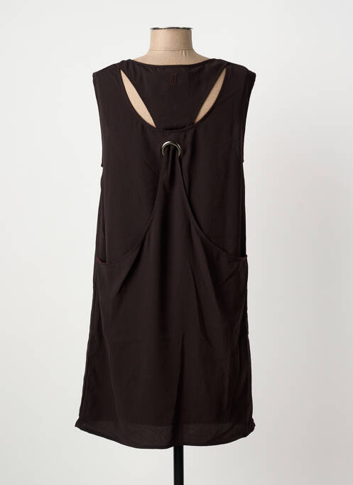 Robe courte marron LOLA ESPELETA femme