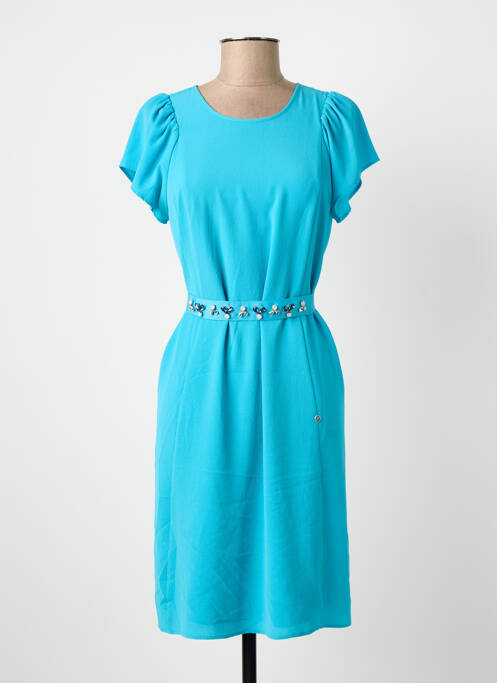 Robe mi-longue bleu KOCCA femme