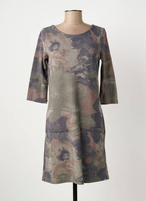 Robe mi-longue bleu MISMASH femme