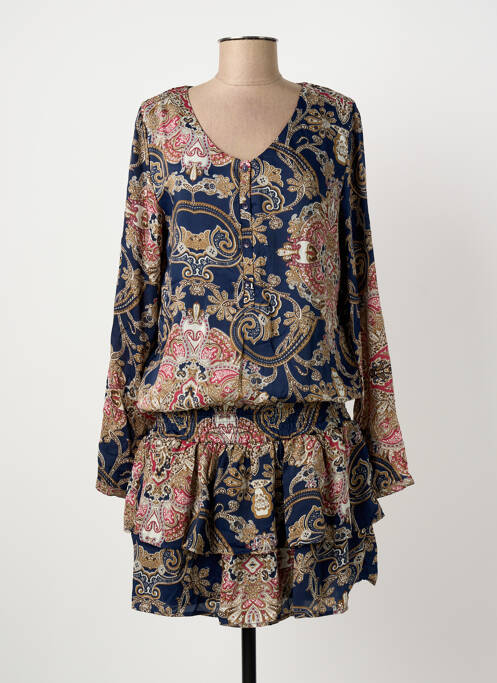 Robe mi-longue bleu MISMASH femme