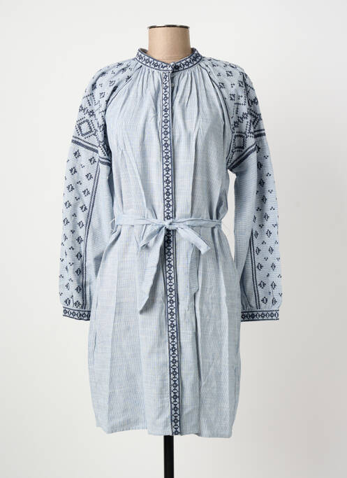 Robe mi-longue bleu SUNCOO femme