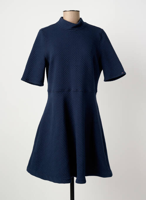Robe mi-longue bleu TOMMY HILFIGER femme