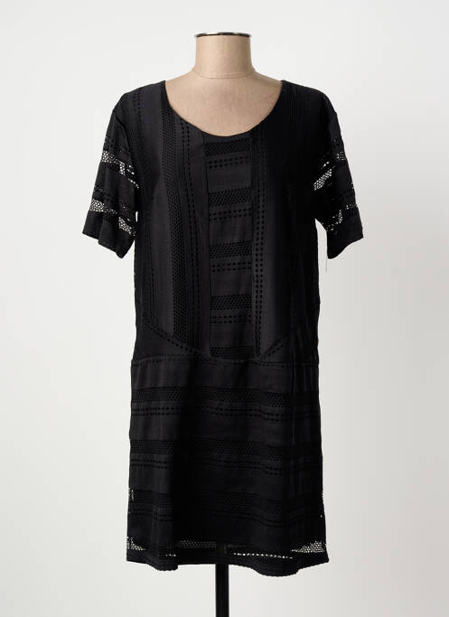 Robe mi-longue noir LES FILLES DE NEAUX femme