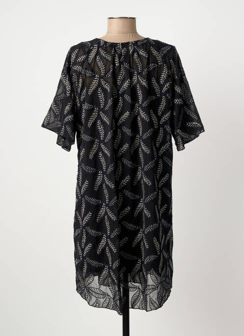 Robe mi-longue noir SUNCOO femme