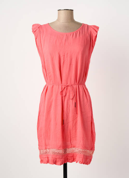 Robe mi-longue orange SUNCOO femme