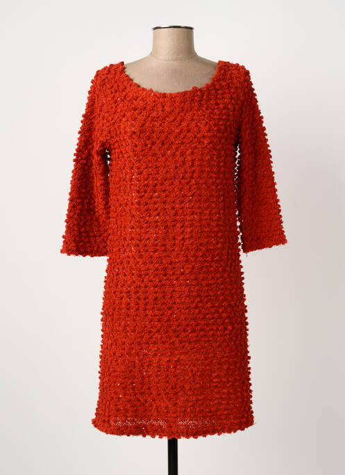Robe pull orange MISMASH femme