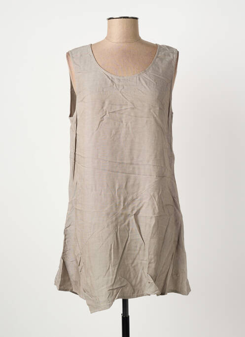 Tunique sans manche beige LOLA ESPELETA femme