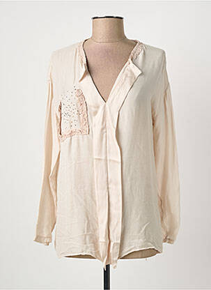 Blouse manches longues manches longues rose POUSSIERE D'ETOLE femme