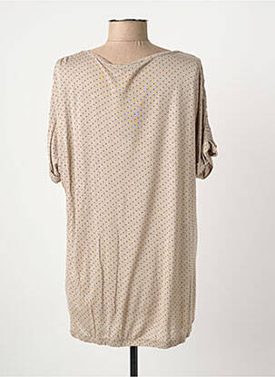 Tunique manches courtes tissage jersey marron BETTY BARCLAY femme