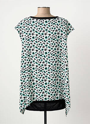 Blouse tissage popeline manches courtes blanc LOLA ESPELETA femme