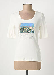 T-shirt manches mi-longues manches courtes beige BETTY BARCLAY femme