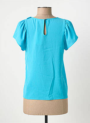 Top manches courtes manches courtes bleu KOCCA femme