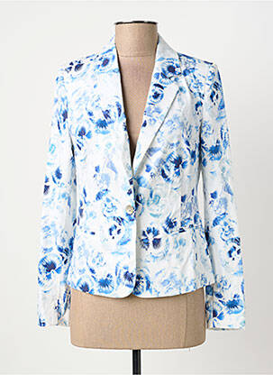 Blazer poignets boutonnés bleu SCHOOL RAG femme