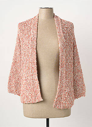 Gilet manches longues manches 3/4 orange BETTY BARCLAY femme