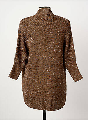 Gilet manches longues manches 3/4 marron BETTY BARCLAY femme