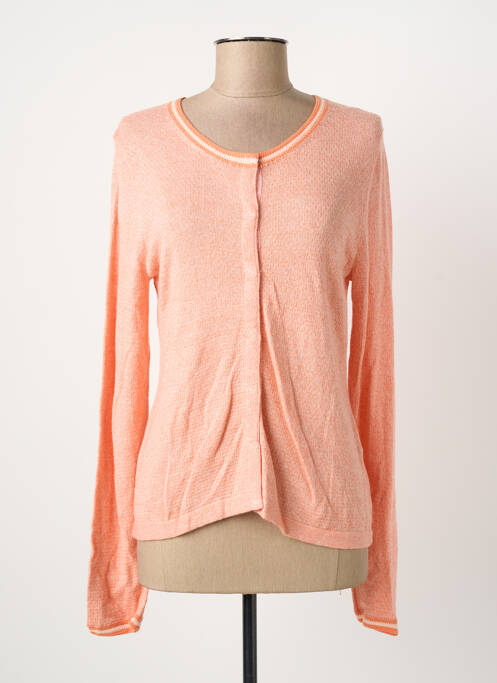 Gilet manches longues coupe cintrée orange SOULMATE femme