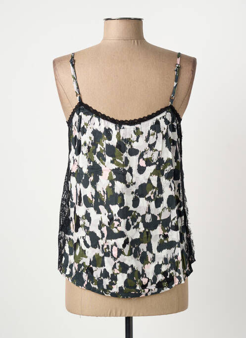 Top manches bretelles ajustables fines bretelles vert LOLA ESPELETA femme