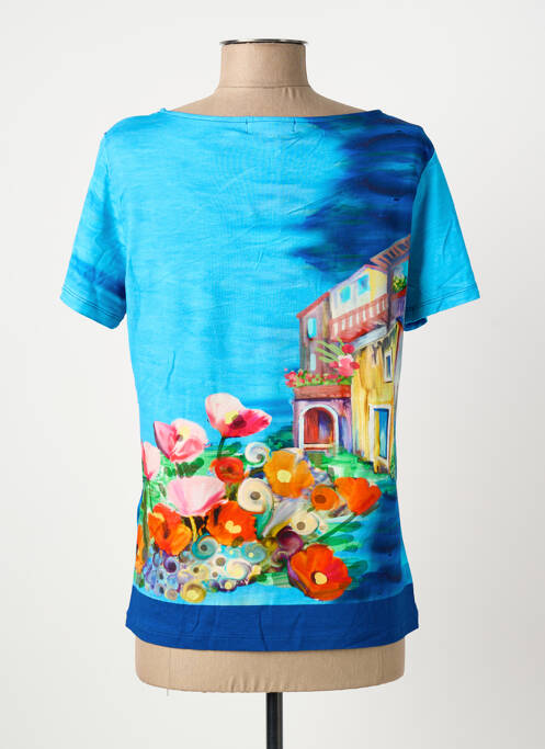 T-shirt bleu PAUL BRIAL femme