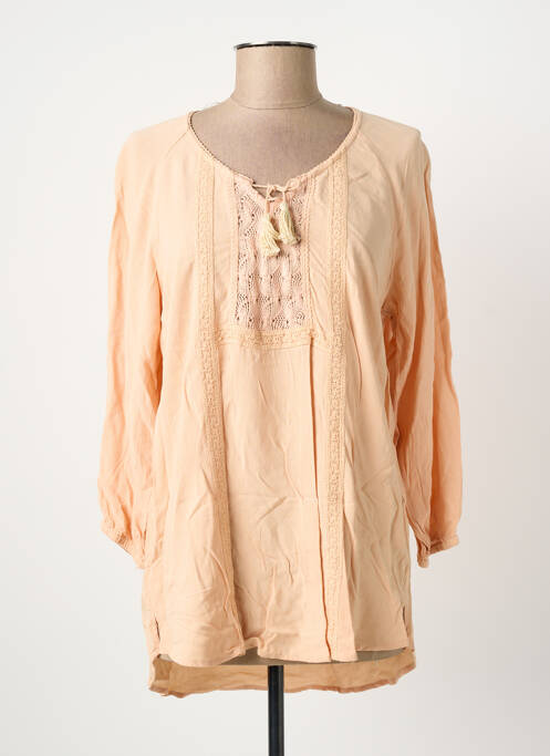 Tunique manches longues rose LES FILLES DE NEAUX femme