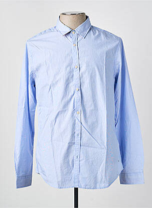 Chemise manches longues coupe cintrée bleu SCOTCH & SODA homme