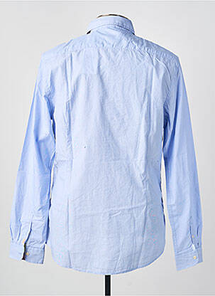 Chemise manches longues coupe cintrée bleu SCOTCH & SODA homme