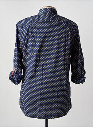 Chemise manches longues poches bleu SCOTCH & SODA homme