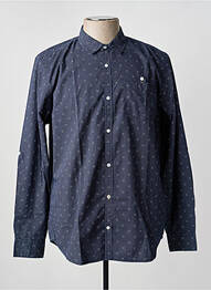 Chemise manches longues poches bleu KAPORAL homme