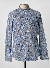 Chemise manches longues coupe cintrée bleu SCOTCH & SODA homme