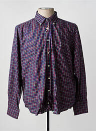 Chemise manches longues poches bleu BLUSALINA homme