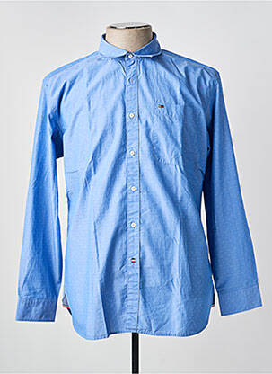 Chemise manches longues coupe cintrée bleu TOMMY HILFIGER homme