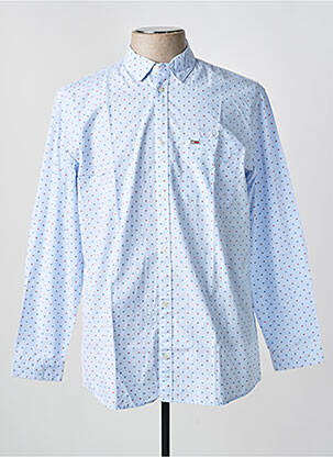 Chemise manches longues coupe cintrée bleu TOMMY HILFIGER homme