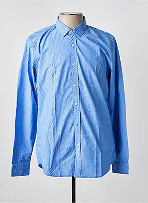 Chemise manches longues coupe cintrée bleu SCOTCH & SODA homme