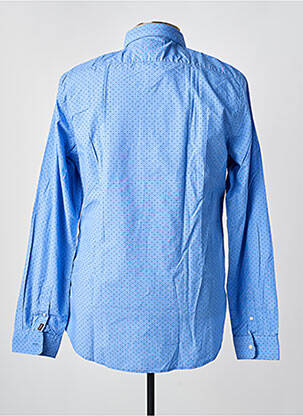 Chemise manches longues coupe cintrée bleu SCOTCH & SODA homme